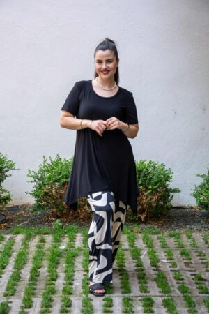 ΠΑΝΤΕΛΟΝΑ ΜΕ ΛΑΣΤΙΧΟ ΣΤΗΝ ΜΕΣΗ | ΑΣΠΡΟΜΑΥΡΗ